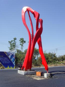 hj1730 不銹鋼雕塑—舞_青島國際服裝城不銹鋼雕塑、石雕、玻璃鋼雕塑_濱州宏景雕塑有限公司